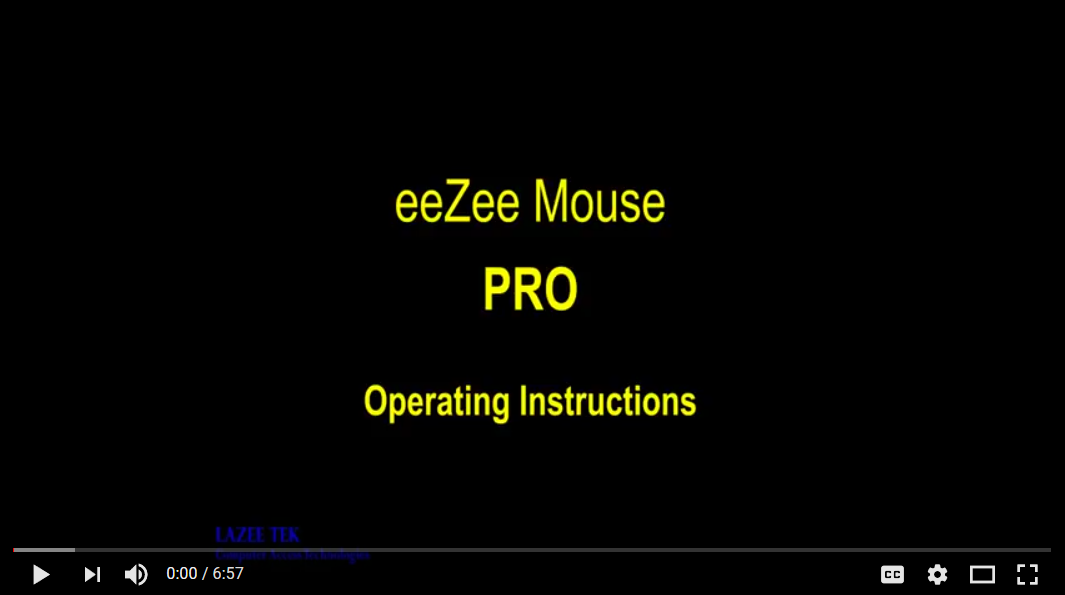 eezee mouse cursor operating instructions
