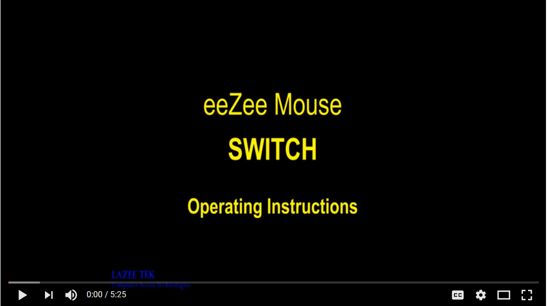 eezee mouse switch operating instructions video